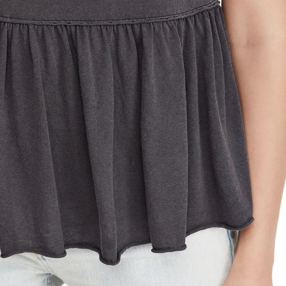 NWT Anytime Washed Black Tank Top - Picture 5 of 11